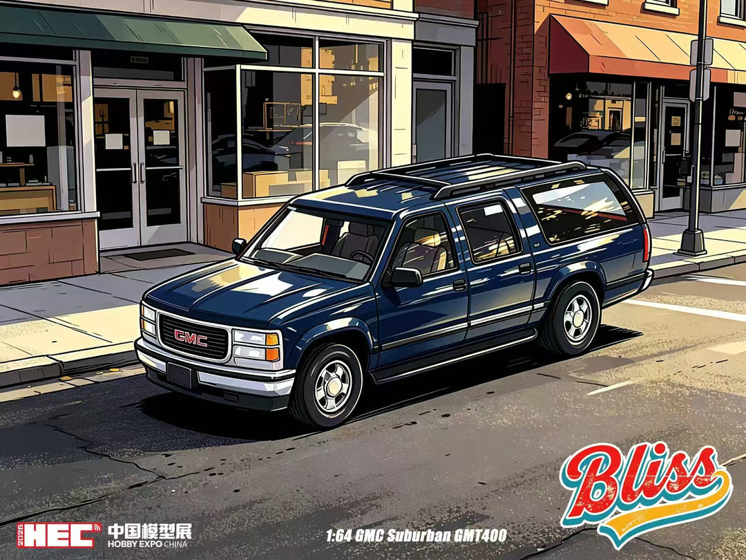 [Preorder] BLISS 1:64 GMC Suburban GMT400 (3 Colours)