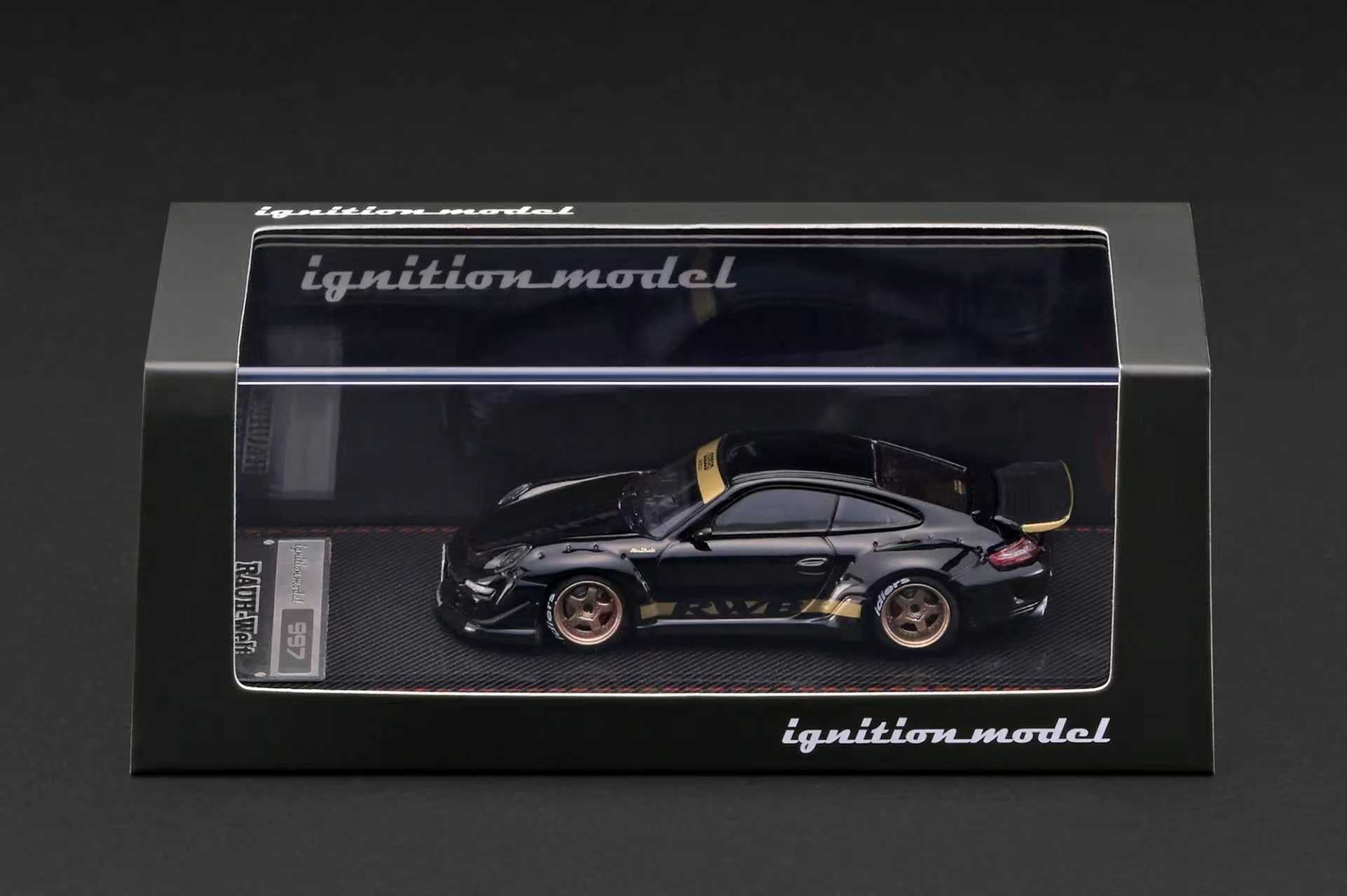 Preorder] Ignition Model 1:64 Porsche RWB 997 Black IG4104