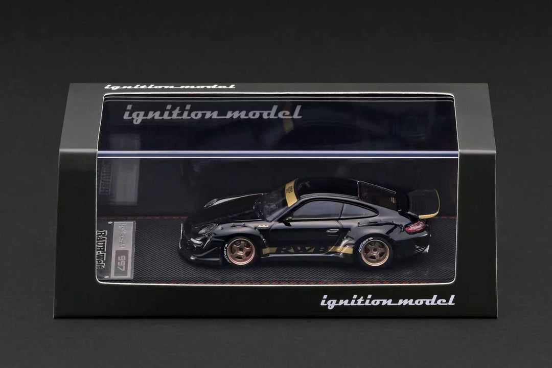 [Preorder] Ignition Model 1:64 Porsche RWB 997 Black IG4104