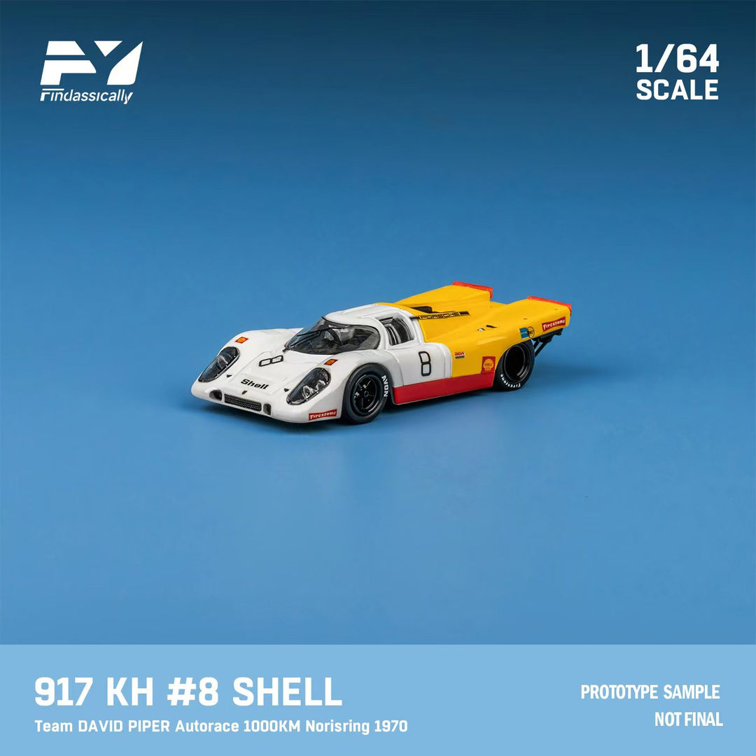 [Preorder] Finclassically 1:64 Porsche 917K - Team DAVID PIPER Autorace (2 Versions)