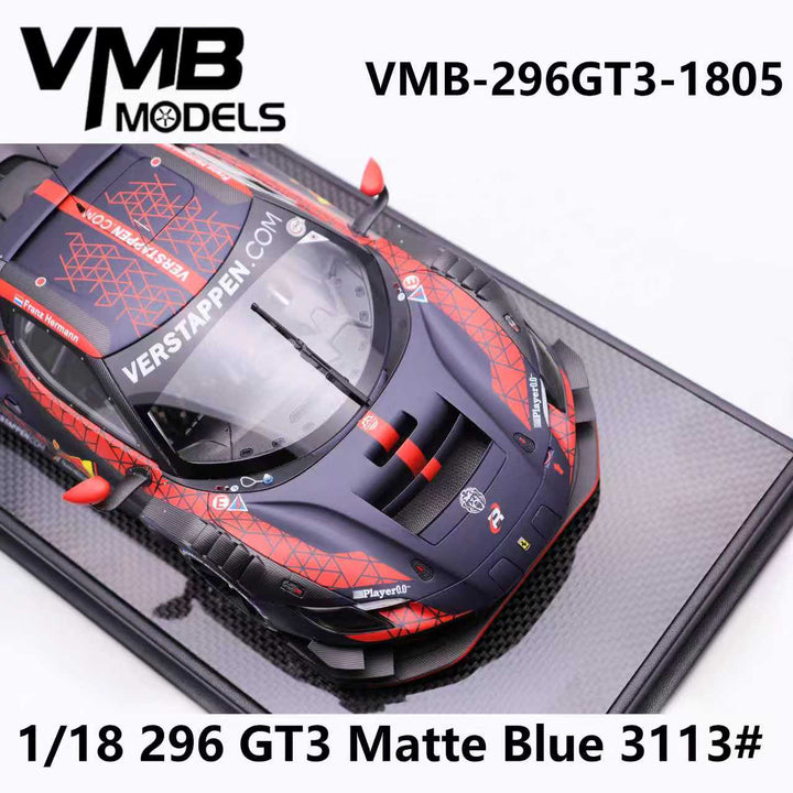 [Preorder] VMB 1:18 Ferrari 296 GT3 Test Car VMB-296GT3-1805