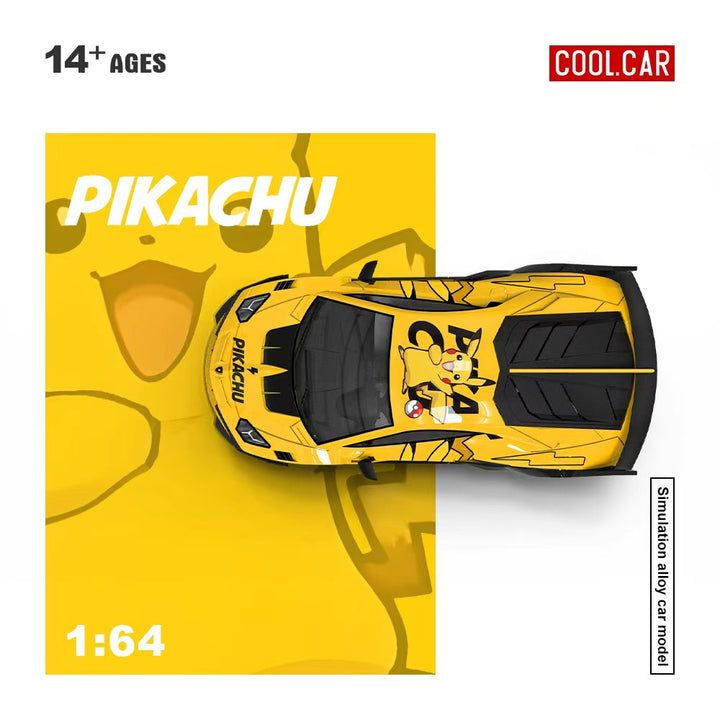 [Preorder] Cool Car 1:64 Lamborghini GTEVO Pikachu Livery CC643833