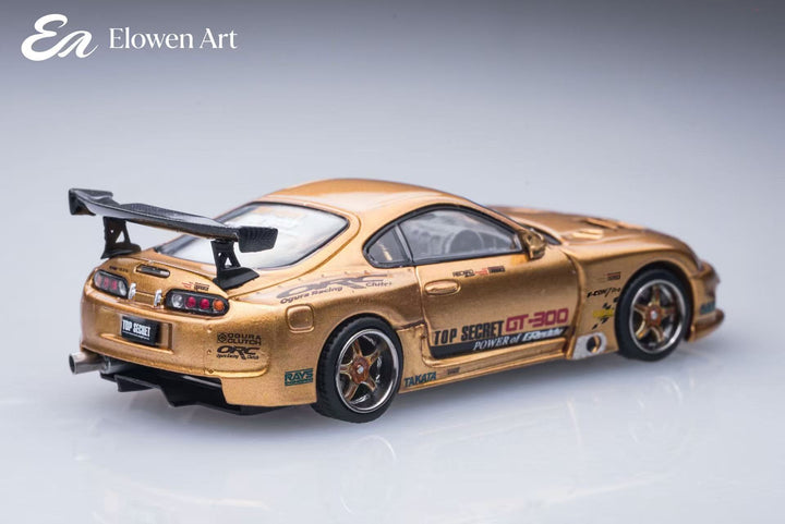 [Preorder] Elowen Art 1:64 Top Secret A80 Supra MK4 Gold