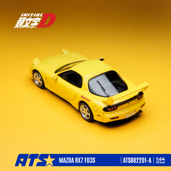 [Preorder] ATS Model 1:64 Mazda RX-7 FD3S Yellow Ver. I ATS882201-A