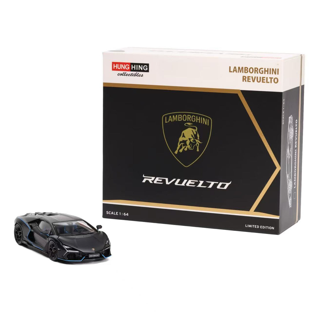 [Preorder] HungHing Toys 1:64 Lamborghini Revuelto Black HS006-08