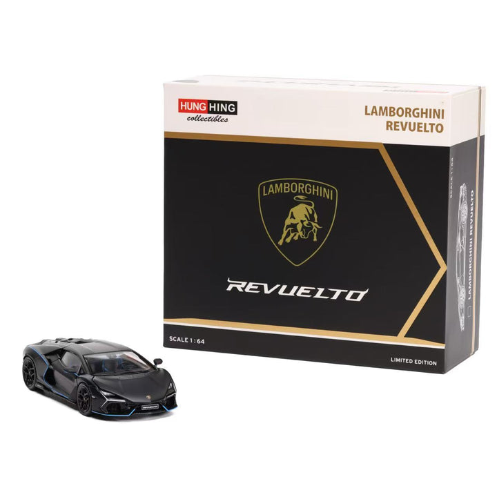 [Preorder] HungHing Toys 1:64 Lamborghini Revuelto Black HS006-08