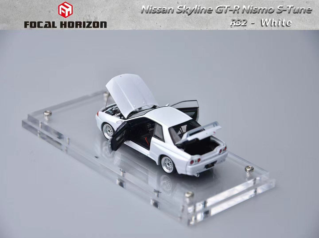 [Preorder] Focal Horizon 1:64 Nissan Skyline GT-R 3rd Generation R32 Nismo S-Tune Version  White