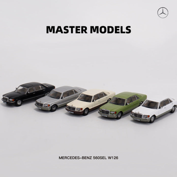 [Preorder] Master Model 1:64 Mercedes-Benz 560SEL W126 S Class (10 Versions)