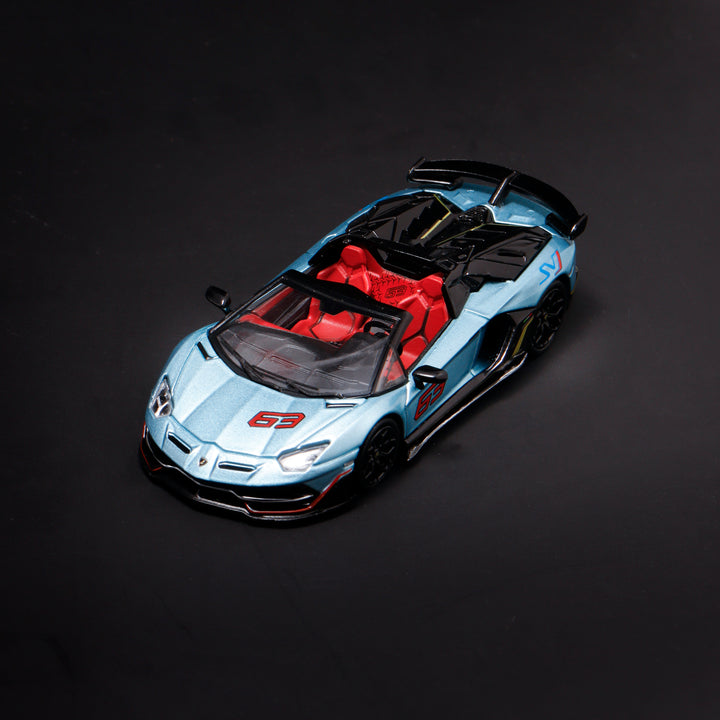 [Preorder] Maxwell Model 1:64 Lamborghini Aventador SVJ63 Roadster (2 Colours)