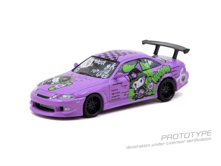 [Preorder] Tarmac Works 1:64 VERTEX Toyota Soarer JZZ30 Kuromi Sanrio – Global64 – Limited Edition T64G-080-KU