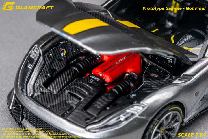[Preorder] GlamCraft 1:64 Ferrari 812C Grey