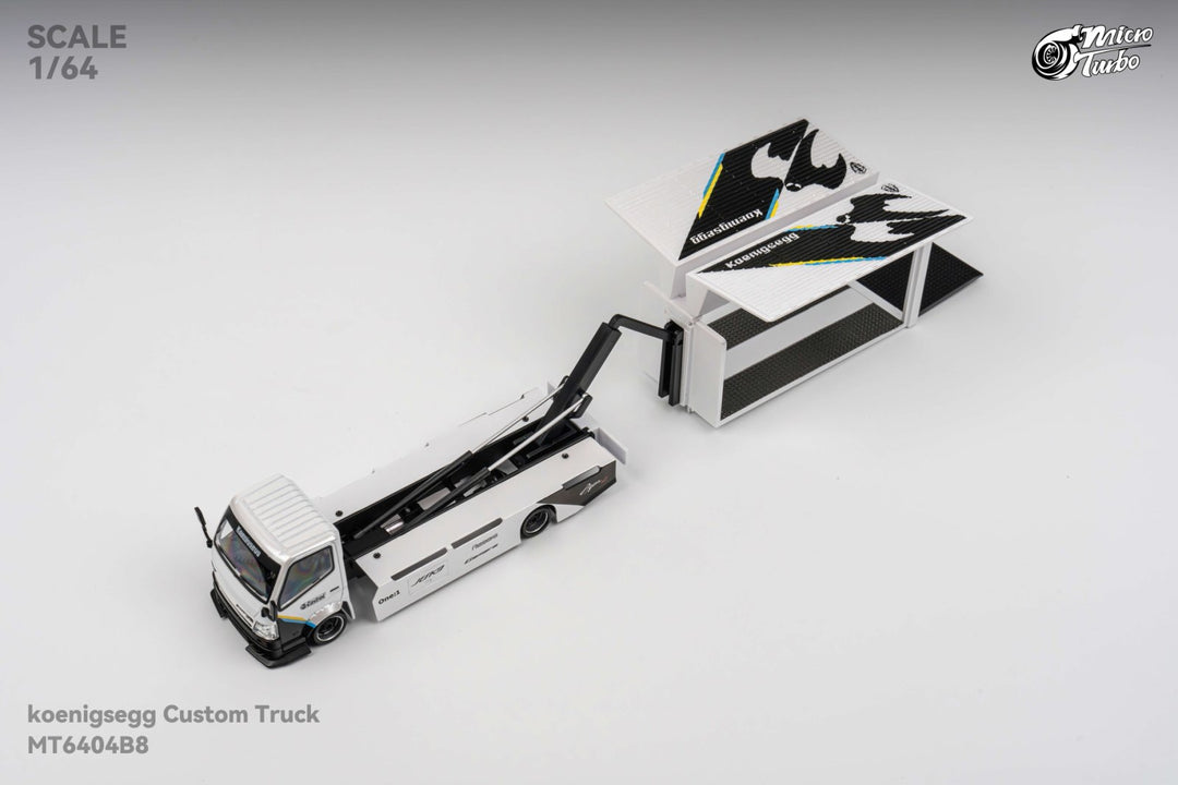Microturbo 1:64 Koenigsegg Gull Wing Gate Custom Truck MT6404B8
