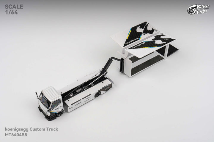 Microturbo 1:64 Koenigsegg Gull Wing Gate Custom Truck MT6404B8