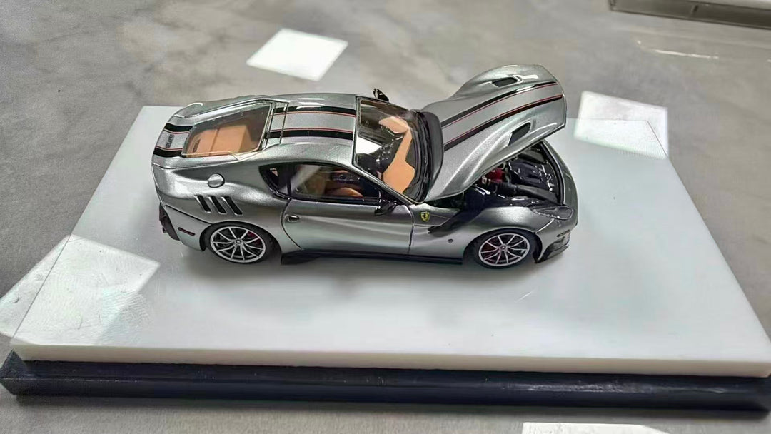 [Preorder] Strive Glow X Dmy 1:64 Ferrari F12 TDF Grigio Ferro