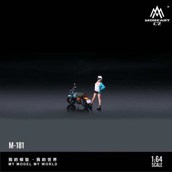 [Preorder] MoreArt 1:64 MONKEY 125 GULF MOTORCYCLE DOLL MO222181