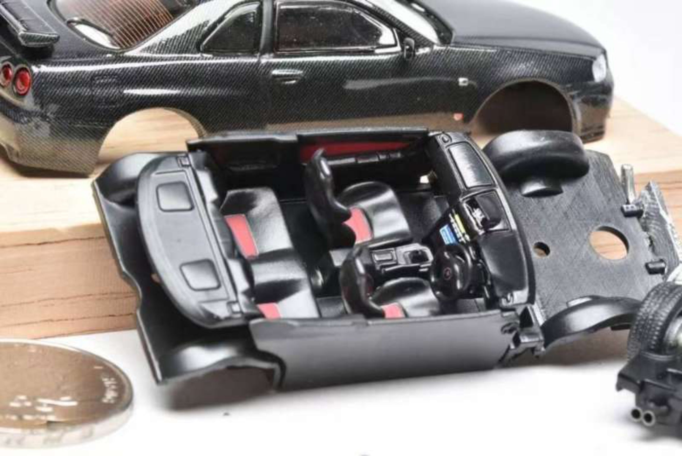 ミニカー Stance Hunters ER34 BLACK CARBON 77/199 ミニカー Stance Hunters ER34 BLACK CARBON 77/199 Stance