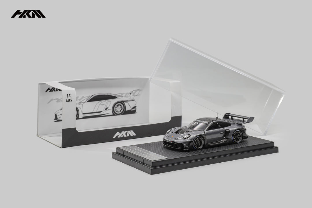[Preorder] HKM 1:64 Porsche 911 (992) GT3 R Rennsport (3 Colours)