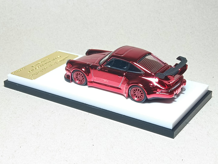 [Preorder] Model Collect 1:64 Porsche RWB930 - Chrome Red