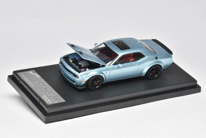 [Preorder] Stance Hunters 1:64 Dodge Challenger SRT Hellcat - Ice Blue