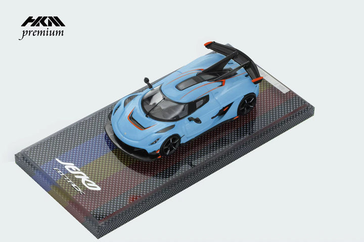 [Preorder] HKM Premium 1:64 Koenigsegg Jesko Attack - Sky Blue (2 Versions)