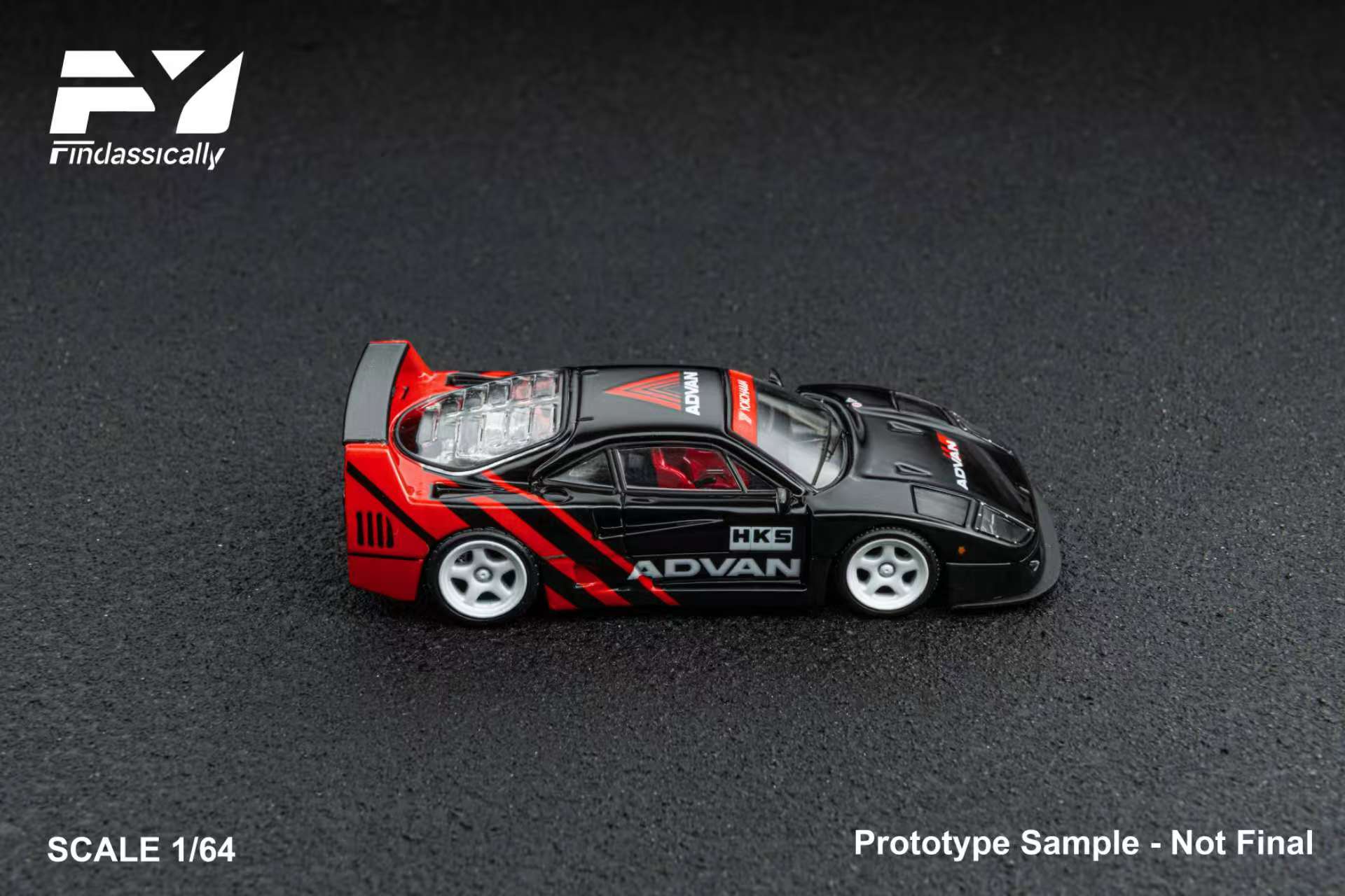 F40 1/64サイズ　3個セット Finclassically・TopArt F40 1/64サイズ 3個セット Finclassically・TopArt Preorder