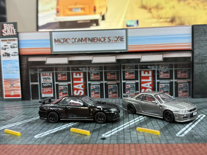 [Preorder] DM Model 1:64 Nissan R34 Hanging Card Board (6 Colors)