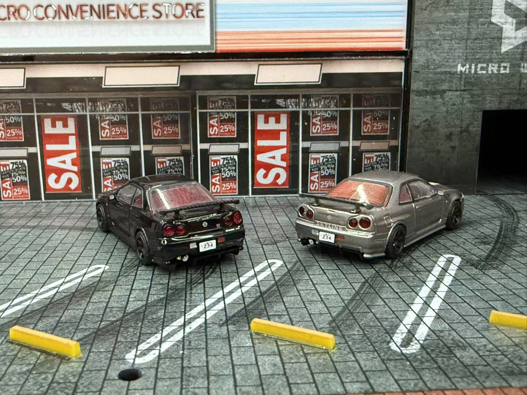 [Preorder] DM Model 1:64 Nissan R34 Hanging Card Board (6 Colors)