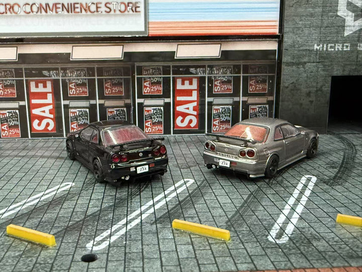 [Preorder] DM Model 1:64 Nissan R34 Hanging Card Board (6 Colors)