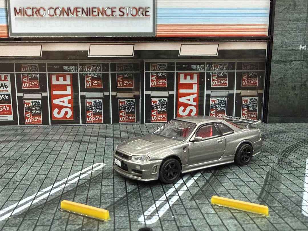 [Preorder] DM Model 1:64 Nissan R34 Hanging Card Board (6 Colors)