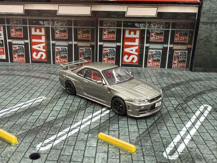 [Preorder] DM Model 1:64 Nissan R34 Hanging Card Board (6 Colors)