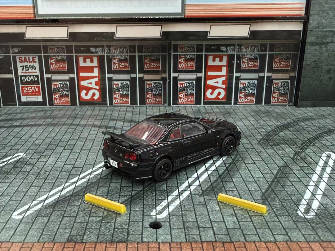 [Preorder] DM Model 1:64 Nissan R34 Hanging Card Board (6 Colors)