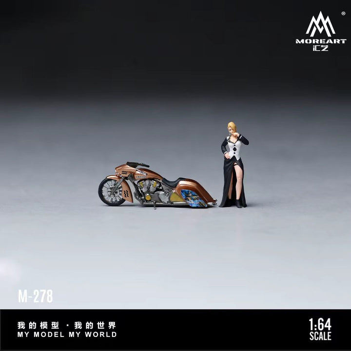 [Preorder] MoreArt 1:64 AQUARIUS DECAL FEMALE RIDER FIGURE SET MO222278