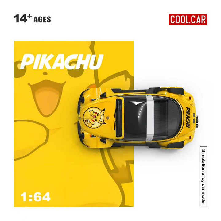 [Preorder] Cool Car 1:64 Volkswagen Beetle Pikachu livery CC646234