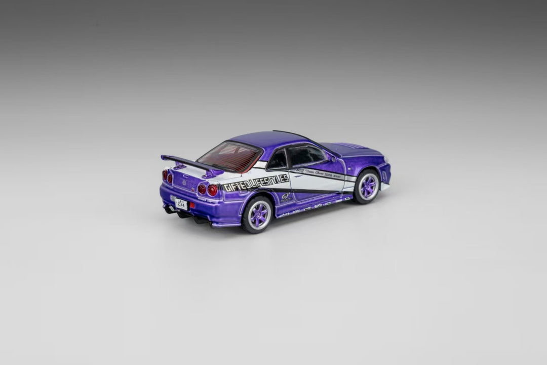 [Preorder] DM Model 1:64 Nissan R34 Hanging Card Board (6 Colors)