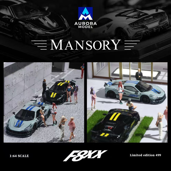 [Preorder] Aurora Model 1:64 Ferrari F8 Tributo Mansory F8XX (2 Colours)