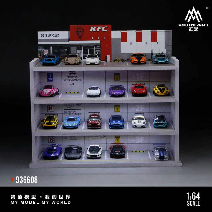 [Preorder] MoreArt 1:64 SCENE H OF A JAPANESE PARKING BUIDING  MO936608
