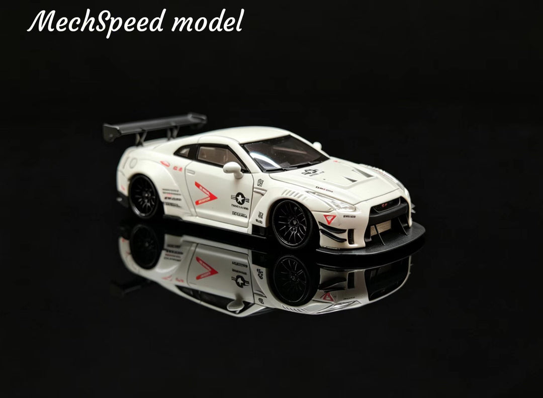 [Preorder] MechSpeed 1:64 Nissan GT-R R35 LB-Works Edition Air Force Grey Livery