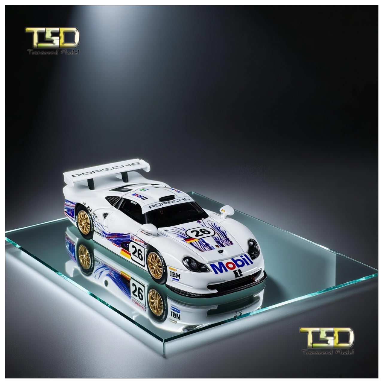 Transcend model 1:64 Porsche 911 GT1 24h LeMans 1997 (2 Versions