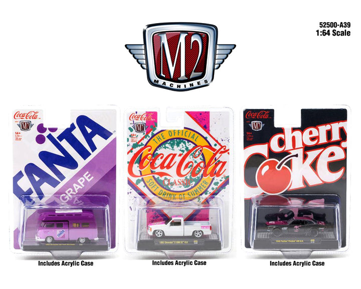 M2 Machines 1:64 Coca-Cola 2024 Release A39 Assortment