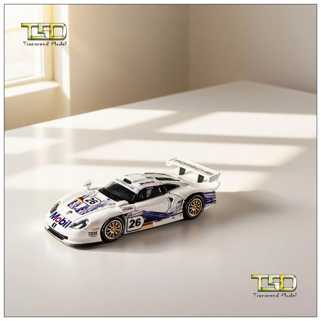 [Preorder] Transcend model 1:64 Porsche 911 GT1 24h LeMans 1997 (2 Versions)