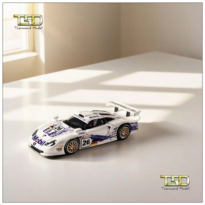 [Preorder] Transcend model 1:64 Porsche 911 GT1 24h LeMans 1997 (2 Versions)