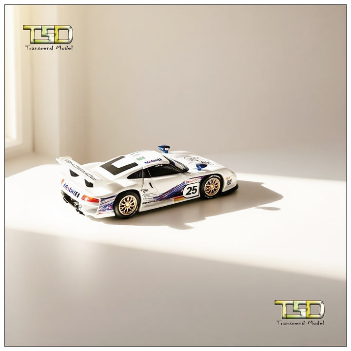 [Preorder] Transcend model 1:64 Porsche 911 GT1 24h LeMans 1997 (2 Versions)
