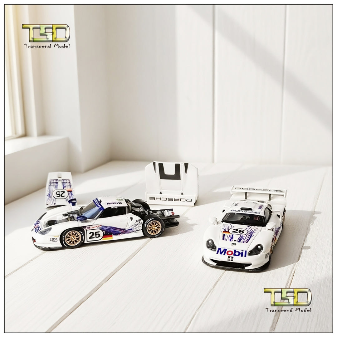 [Preorder] Transcend model 1:64 Porsche 911 GT1 24h LeMans 1997 (2 Versions)