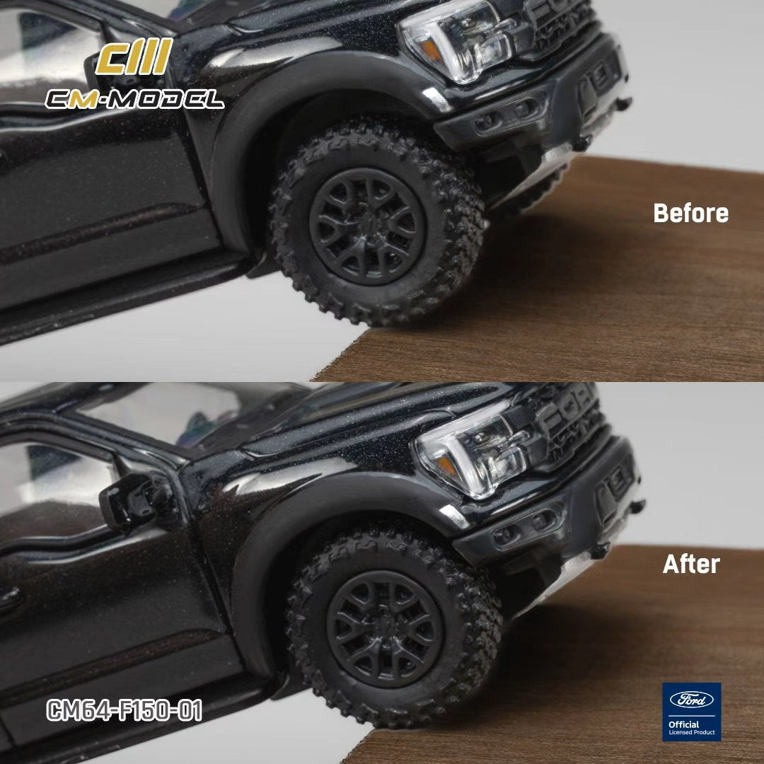 [Preorder] CM Model 1:64 Ford F‑150 Raptor Agate Black Metallic CM64‑F150‑01