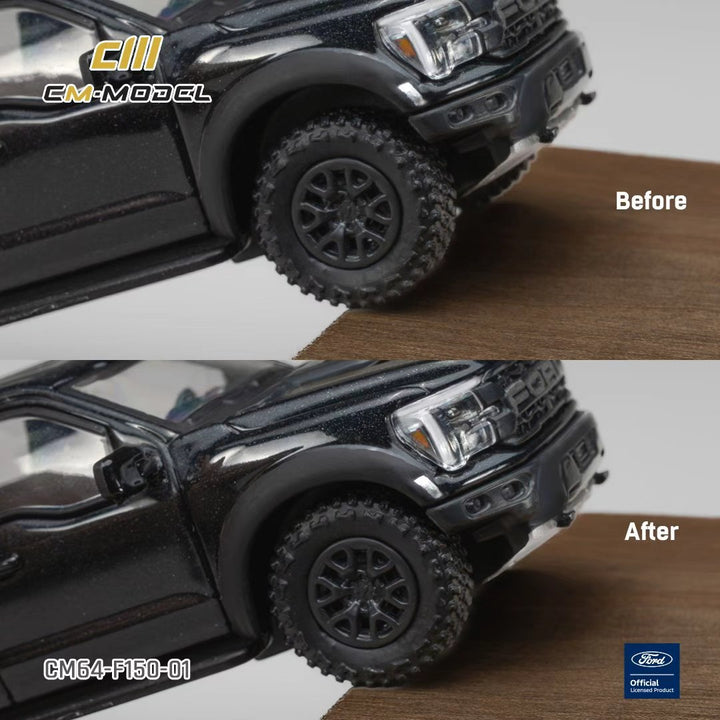 [Preorder] CM Model 1:64 Ford F‑150 Raptor Agate Black Metallic CM64‑F150‑01