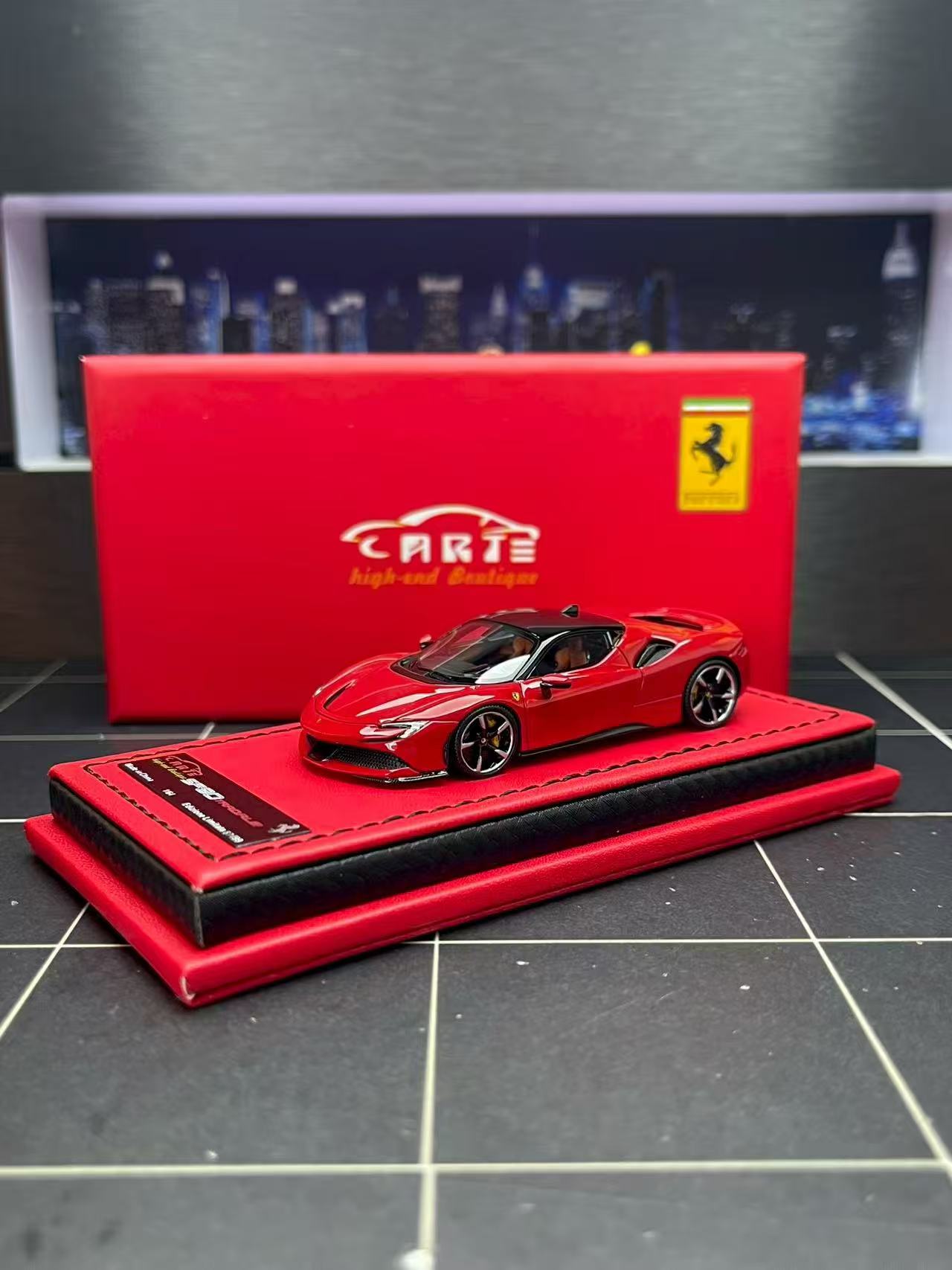 Art Model 1:64 Ferrari SF90 Red Hardtop – Horizon Diecast