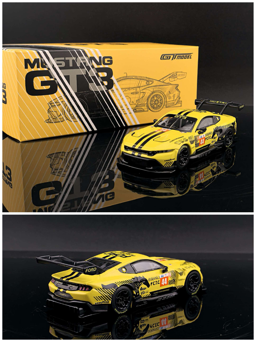[Preorder] GT Model 1:64 Ford Mustang GT3 (2 Colours)