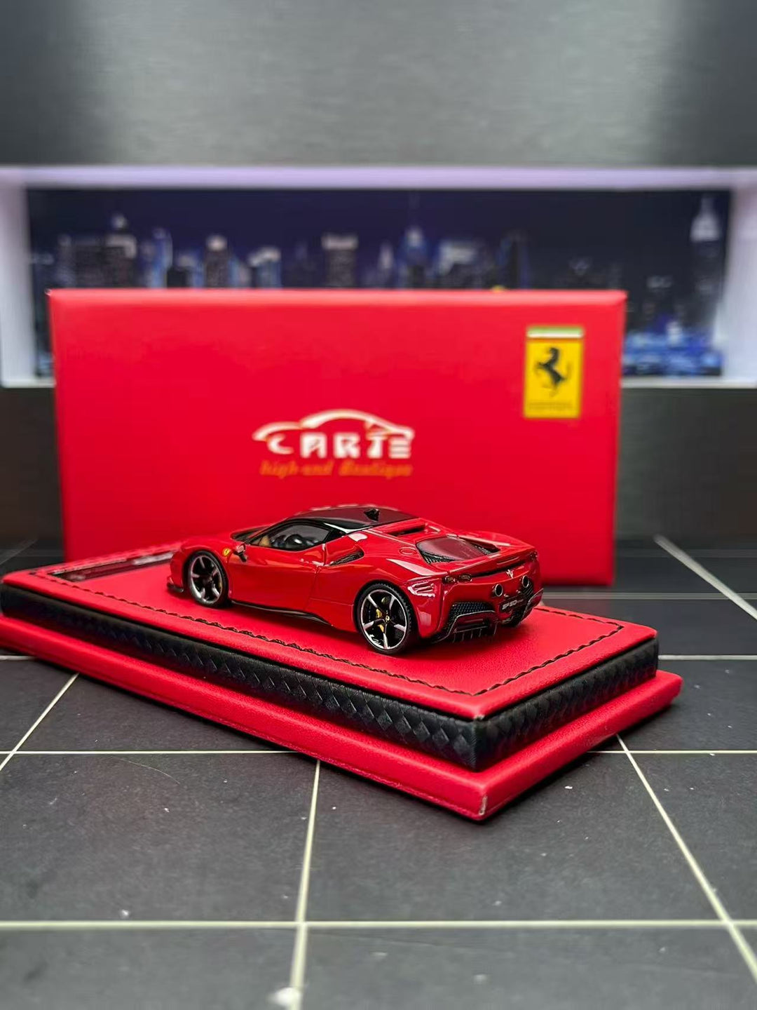 Hardtop Module Sf90 Art Model 1:64 Ferrari SF90 Red Hardtop – Horizon Diecast