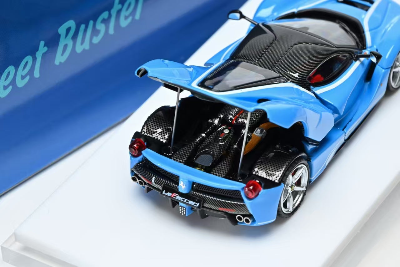 Preorder] Street Buster 1:64 Ferrari F150 Aperta Baby Blue