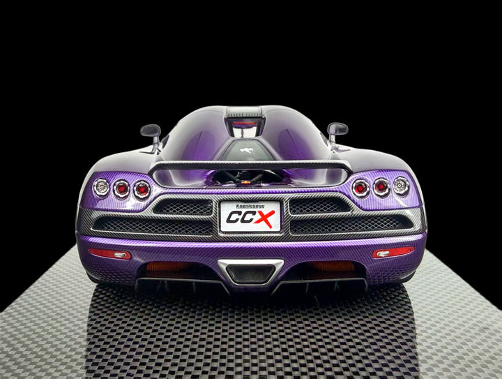 [Preorder] Frontiart 1:18 Koenigsegg CCX  Carbon Purple